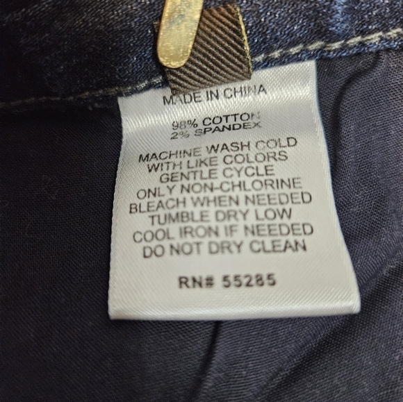 Express Zelda Dark Wash Denim Distressed Skinny Jeans Size 2 Short Women's - Picture 9 of 13